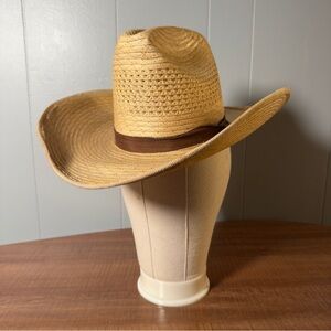 Vintage Cuauhtemoc Arizona Sombrero Straw Cowboy Hat